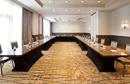 Conference room with natural light