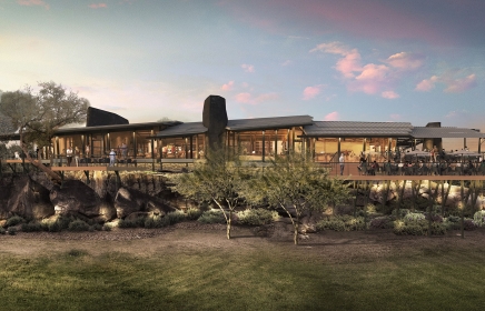 Cap Rock clubhouse outdoor patio