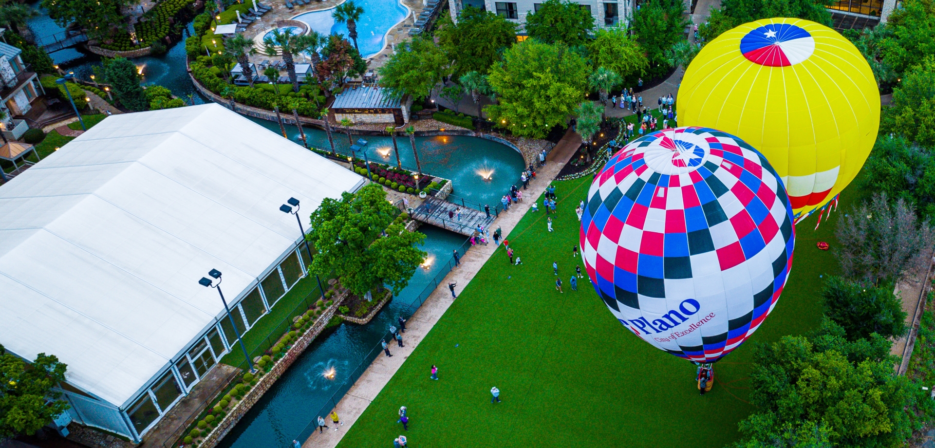 HSBR Balloon Fest outside resort