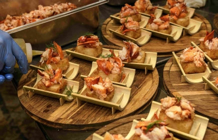 lobster rolls made by chefs