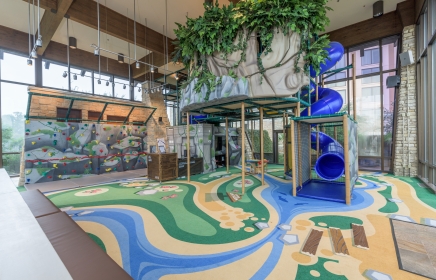 Kids Club with slides and room for children to play