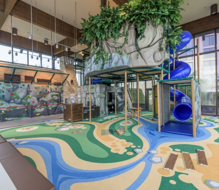 Kids Club with slides and room for children to play
