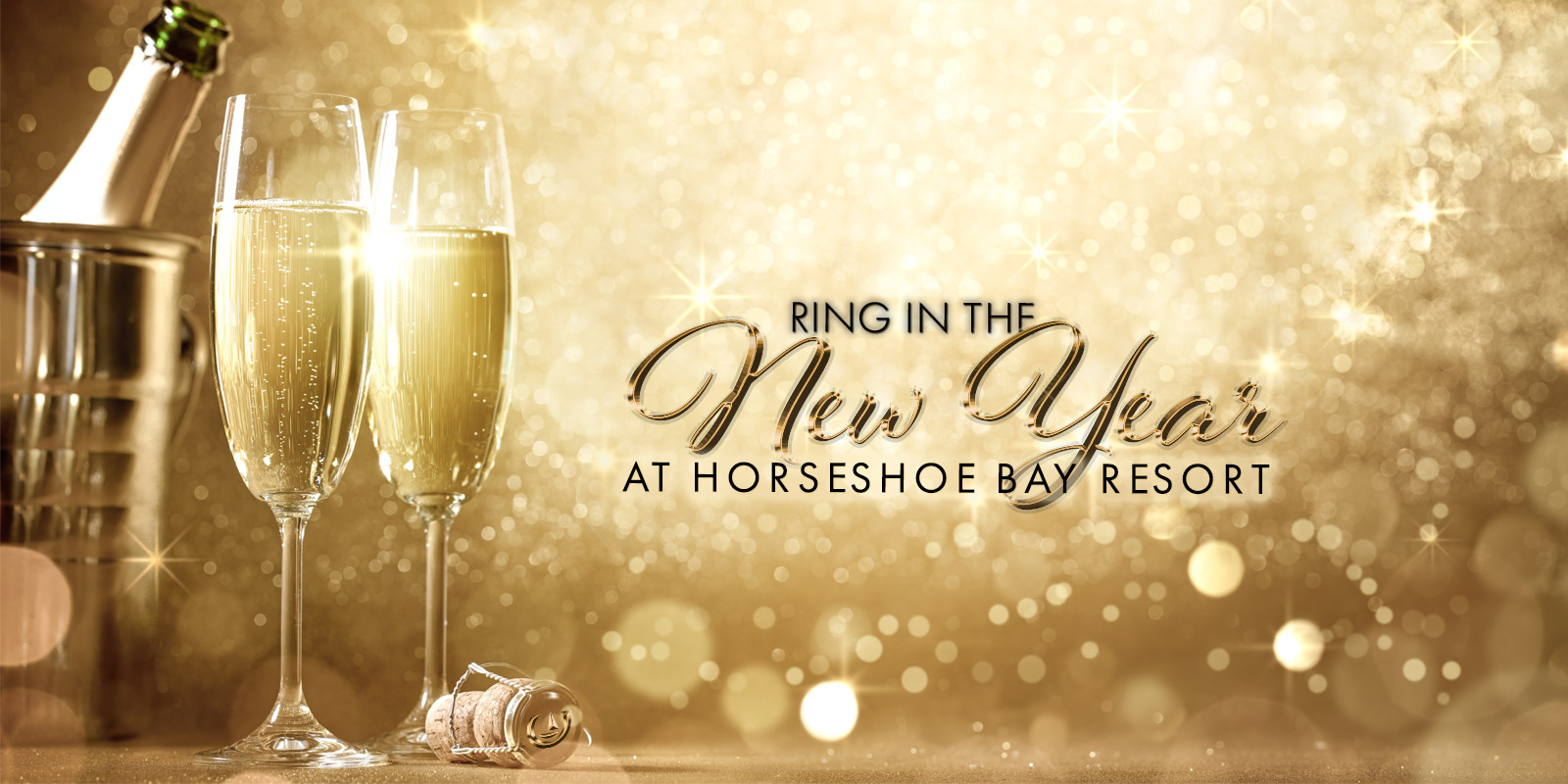 New Years at Horseshoe Bay Resort graphic