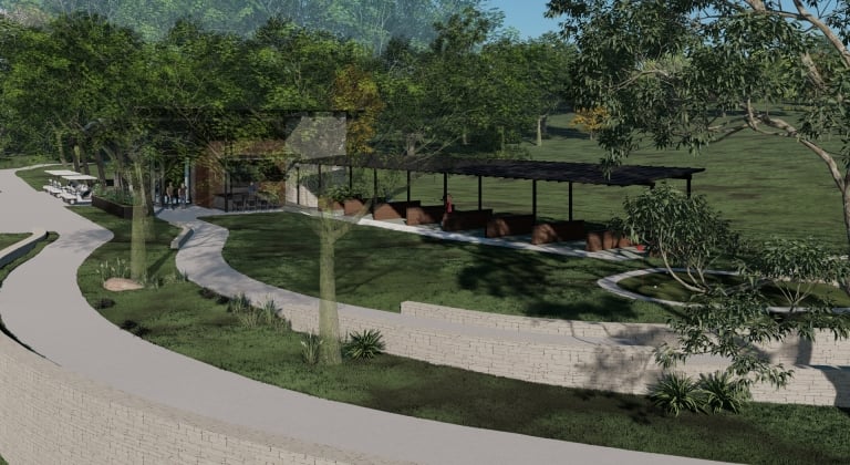 Graphic of golf academy for horseshoe bay resort texas