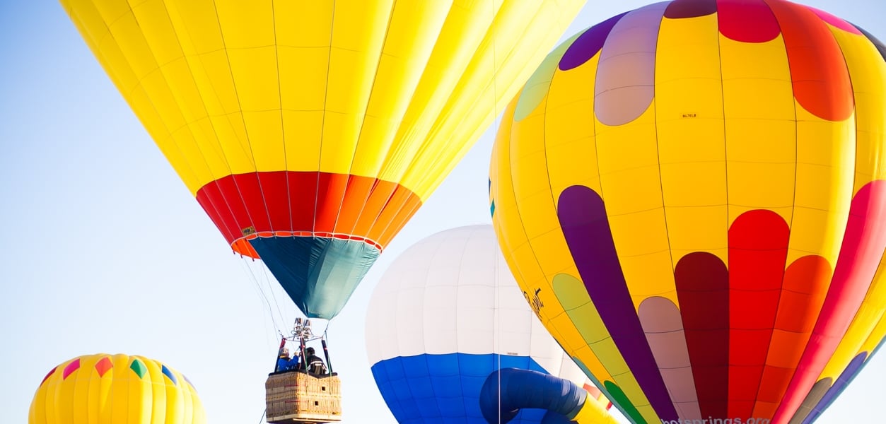 picture of hot air balloons in horseshoe bay texas
