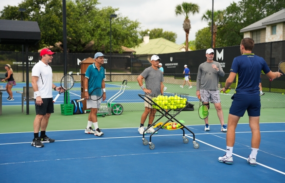 Adult weekend tennis camp at Mouratoglou Tennis Center