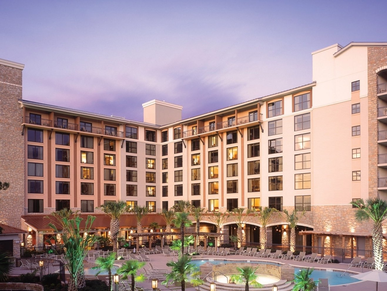 Exterior view of The Tower at Horseshoe Bay Resort