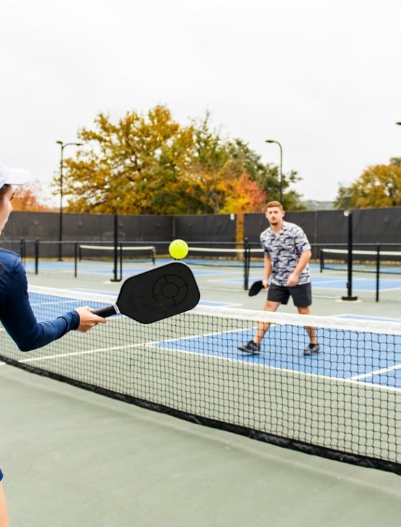 Group of people playing Pickle Ball at Horseshoe Bay Resort
