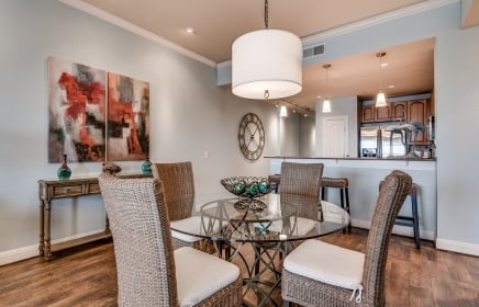 Condo dining area