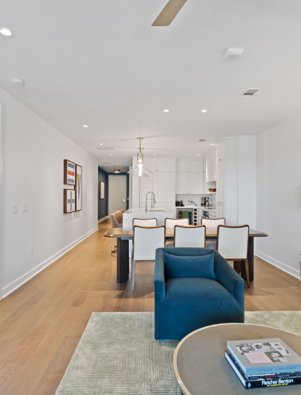 Indigo Condo living room at Horseshoe Bay Resort