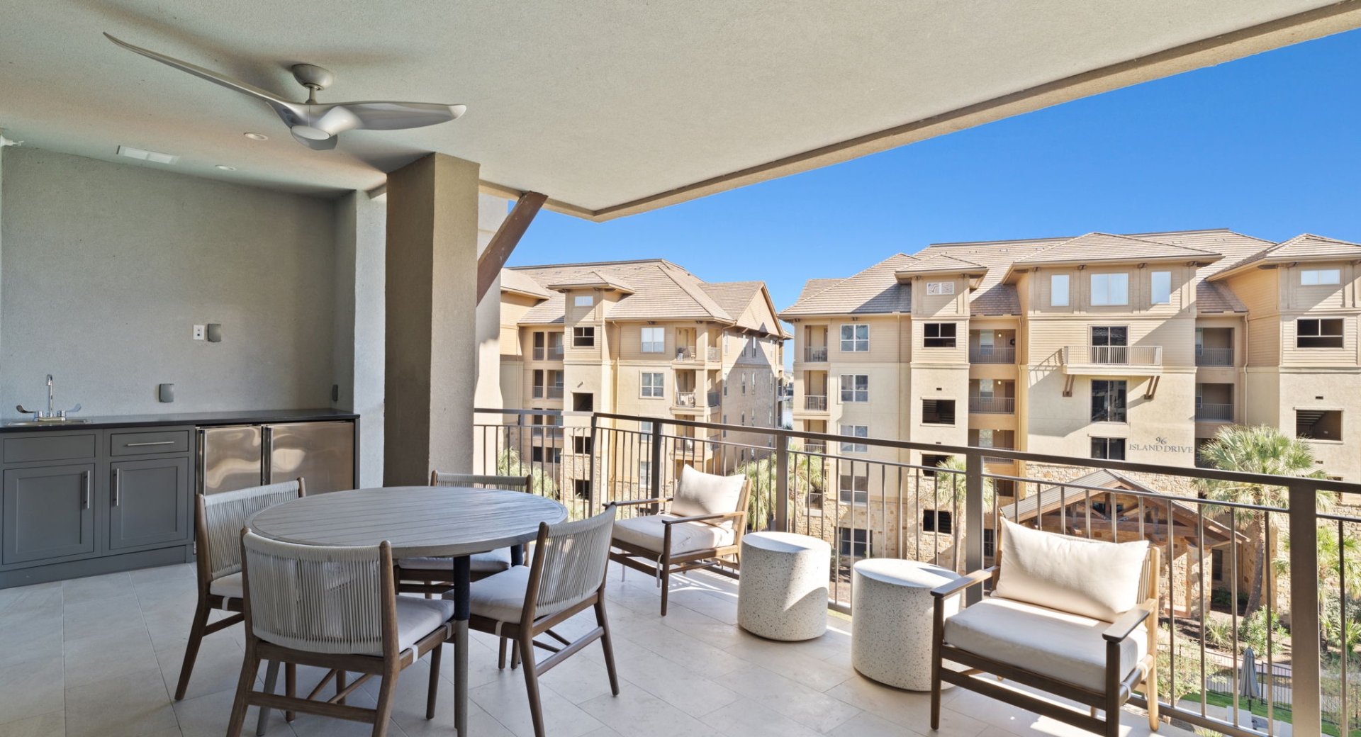 Illustration of Luxury Residence Condos With Private Patio Views
