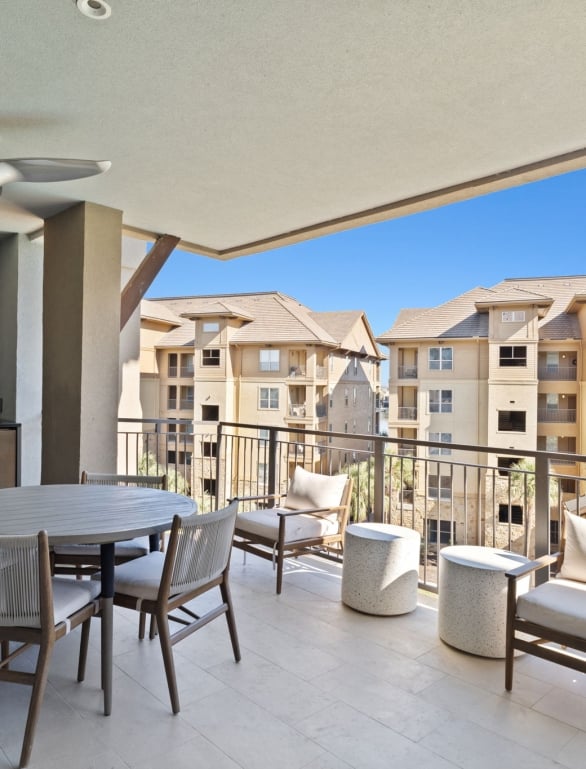 Indigo Condo Patio at Horseshoe Bay Resort