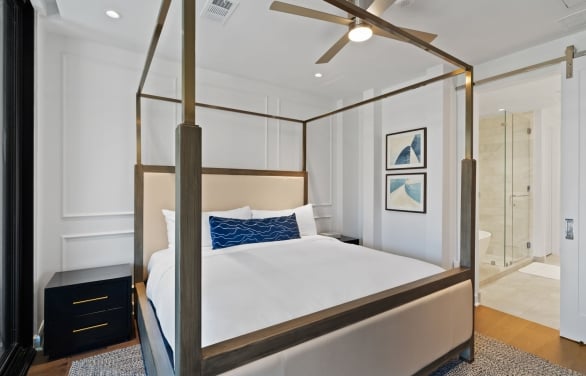 Indigo Condo bedroom at Horseshoe Bay Resort