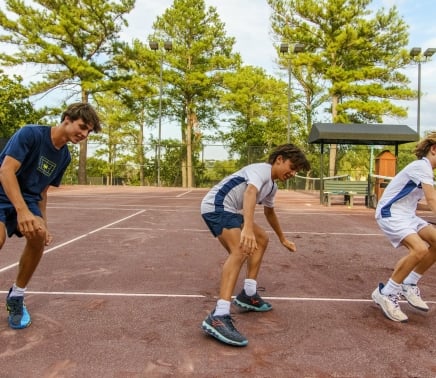 Junior intensive training camp at Mouratoglou tennis center at Horseshoe Bay Resort