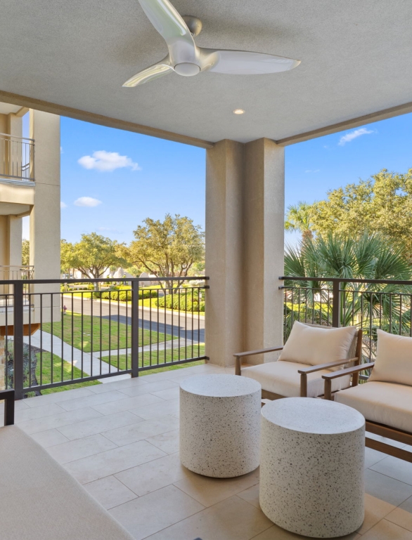 Navy Mother Suite Patio at Horseshoe Bay Resort
