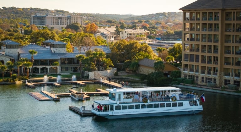 ladybird II docked at the marina